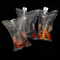Sac d'emballage en PE épais pour poissons vivants, antichoc et étanche, pochette en plastique pour l'expédition de fruits de mer frais et poissons vivants