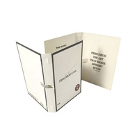 Carte porte-échantillon de parfum de luxe avec flacons de 1 ml, 1,5 ml, 2 ml, 3 ml pour présentation d'échantillons de parfum