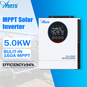 ขายส่งเครื่องผลิตไฟฟ้าพลังงานแสงอาทิตย์แบบไฮบริด 5KW 6.5KW 12KW ระบบออฟกริด เฟสเดียว คลื่นไซน์บริสุทธิ์ พร้อมแบตเตอรี่ลิเธียม จ่ายไฟ AC - Product Image 1