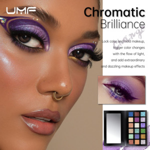 Paleta de sombras de ojos personalizada OEM, sombra de ojos camaleón resistente al agua de larga duración, lujo, <span class=keywords><strong>18</strong></span> colores, sombra de ojos cromada, Etiqueta Privada - Product Image 5
