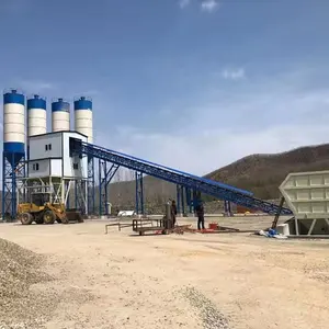 Hengyuan Brand 50 To 240 M3/h Mini Cement Batching Plant Ready Sicoma Mixer Mixing Mobile Concrete Batch Plant