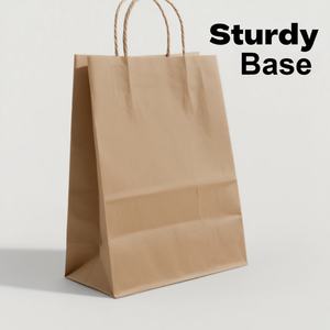 Bolsas de Compra de Papel Kraft con Logotipo Personalizado, Asas de Papel Reciclado Blanco, Negro y Marrón para Promoción de Ropa y Exposiciones - Product Image 4