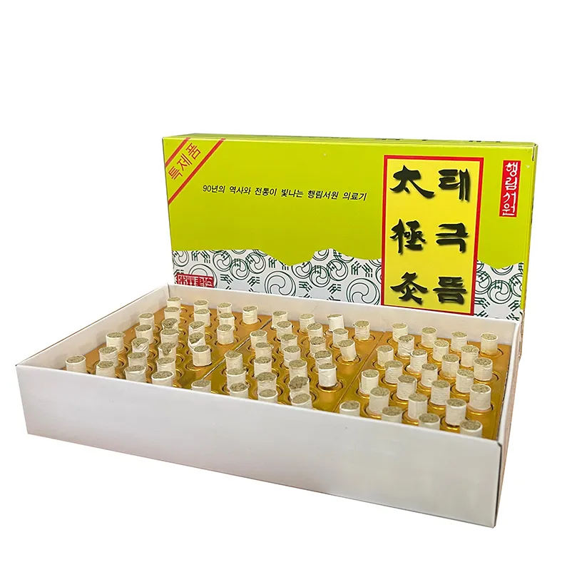 Dày moxa Stick moxibustion Ống acupoint MERIDIAN sưởi ấm trị liệu cây ngải ấm massage chữa bệnh