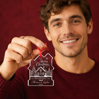 Nouvelle Collection 2026 : Ornements de Noël Personnalisés en Verre – Vente en Gros, Dropshipping, Impression à la Demande Direct Usine