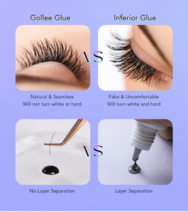 กาวติดขนตาปลอม Gollee Vegan Strong Hold กันน้ำ กันน้ำมัน ปราศจากแอลกอฮอล์ ปราศจากน้ำยาง ปลอดสารพิษ ไม่ก่อให้เกิดอาการแพ้ - Product Image 2