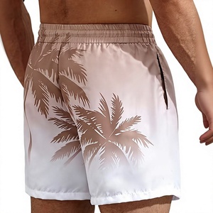 Shorts de plage décontractés pour hommes avec cordon de serrage et poches – Idéal pour les journées paresseuses au bord de la mer – Style patchwork élégant et décontracté – Imprimé 3D – Vêtements d'été - Product Image 6