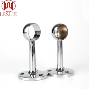 Soporte para Barra de Armario Leslie de 25 mm, Base de Montaje en Techo de Aleación de Zinc para Perchero - Product Image 2