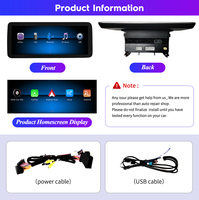 Écran multimédia radio sans fil CarPlay Android Auto 12,3'' Linux pour Mercedes Benz NTG5.0/4.5/4.0 C GLC W205 W204