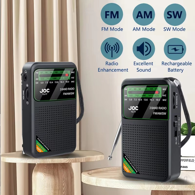 Full Band Radio Portable Radio Am Fm Sw Multi-function Radio Excellent Reception Transistor Radio With Loud Speaker