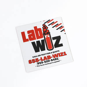 Impression personnalisée utilisée pour annoncer des cartes de remerciement pour les achats au supermarché petite enveloppe autocollante en velours pour cartes de visite - Product Image 2