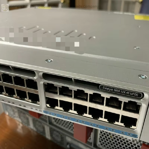 Switch Ws-c3850-12x48wbru-l de 48 Puertos Gigabit PoE+ con C3850-nm-8-10g Dual, Nuevo, Original, en Stock, Automatización Industrial - Product Image 1