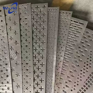 ステンレス鋼304穴あきメッシュパンチングプレートスクリーン穴加工サービス2B表面仕上げフェンス用途 - Product Image 1