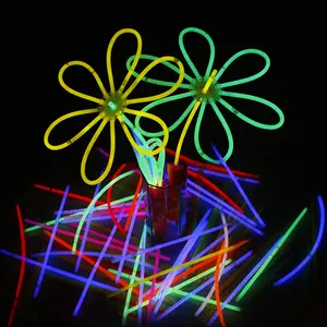 8 inch milti color cheap glow stick christmas glows stick bracelet glowing band for carnival wrist
