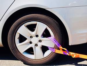 Sangles d'<span class=keywords><strong>arrimage</strong></span> de 35 mm pour le transport de voitures, sangles d'<span class=keywords><strong>arrimage</strong></span> de roues avec boucle cousue - Product Image 4