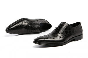 รองเท้าเดรสผู้ชายระดับไฮเอนด์ สไตล์อิตาลี หนังแท้ ทำมือ รองเท้าโลฟเฟอร์ รองเท้าอ็อกซ์ฟอร์ดสำหรับธุรกิจและงานทางการ - Product Image 2