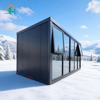 Maison conteneur pliable de type Z, bureau mobile préfabriqué modulaire, bâtiment extensible, mini-maison, panneau sandwich épaissi