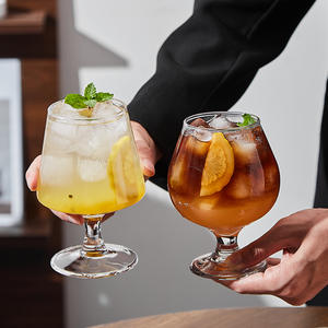 Vasos grandes de 17oz Brandy Vodka Whisky Spirit Juice Vasos de tallo corto Brandy Snifters Cognac Vasos Taza para Bar Restaurante Hotel Hogar - Product Image 2