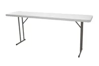 Table pliante en plastique massif, longueur de 6 pieds, en plastique massif, pour buffet à Banquet, Offre Spéciale