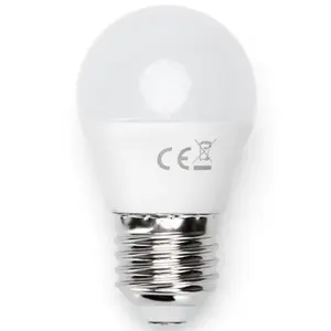 Lampadina LED G45 E27 4.9W, a risparmio energetico, lunga durata, ideale per illuminazione decorativa e uso domestico. - Product Image 1
