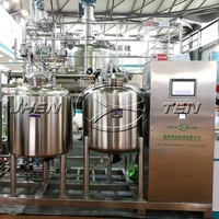 Cuve de mélange et d'émulsification à haute vitesse et à cisaillement élevé, fond carré/rond, pompe à chocolat, pompes à gelée RO avec enveloppe en acier inoxydable