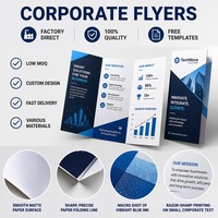 Impression personnalisée de brochures, dépliants, prospectus professionnels, services d'impression numérique de prospectus A5, étiquettes volantes, prospectus et flyers