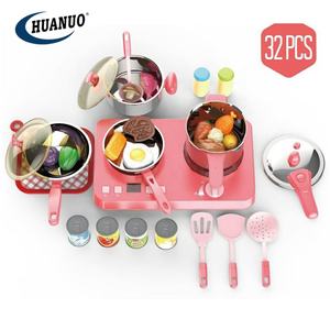 Di alta qualità Play House per bambini in acciaio inox <span class=keywords><strong>giocattolo</strong></span> di simulazione pentole e padelle per cucinare cibo in acciaio inox cucina <span class=keywords><strong>giocattolo</strong></span> - Product Image 1