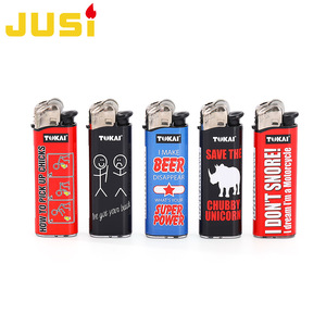 Briquet à Roue Rotative JUSI, Flamme Bleue Jet, Coupe-Vent, Personnalisé, en Métal, Créatif, Imprimé - Product Image 5