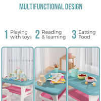 Table et chaise ergonomiques pour enfants, chaises pour enfants, bureau et chaise d'étude en plastique pour l'éducation