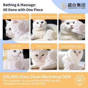<span class=keywords><strong>OEM</strong></span> descartável gato limpeza <span class=keywords><strong>pet</strong></span> fornecimentos não-tecidos <span class=keywords><strong>pet</strong></span> unwashed luva toalhetes umedecidos limpos para animais de estimação - Product Image 3