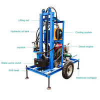 Fabricant chinois de foreuse à eau portable, mini-foreuse, machine de forage de puits d'eau avec moteur EPA