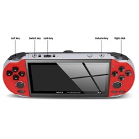 Console de jeu portable X7, écran 4,3 pouces, design rétro, appareil photo, plus de 1000 jeux intégrés, batterie 1250 mAh