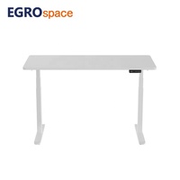 Bureau Ergonomique à Hauteur Réglable EGROspace, Cadre Moderne pour Ordinateur, Double Moteur, Mobilier de Bureau