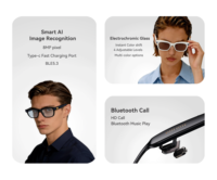 Lunettes Intelligentes avec Caméra 8MP, Verres Électrochromiques, Enregistrement Vidéo et Audio en Temps Réel, Bluetooth 5.4, Wi-Fi, Traduction et Reconnaissance IA