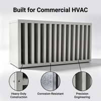 Silencieux de conduit rectangulaire 40 dB |   YH-Acoustics Silencieux acoustique insonorisant pour systèmes de ventilation