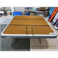 Plate-forme flottante pour bateau à jet, yacht, ponton, bateau, bateau, flottant, stand gonflable, solstice, offre spéciale, Amazon