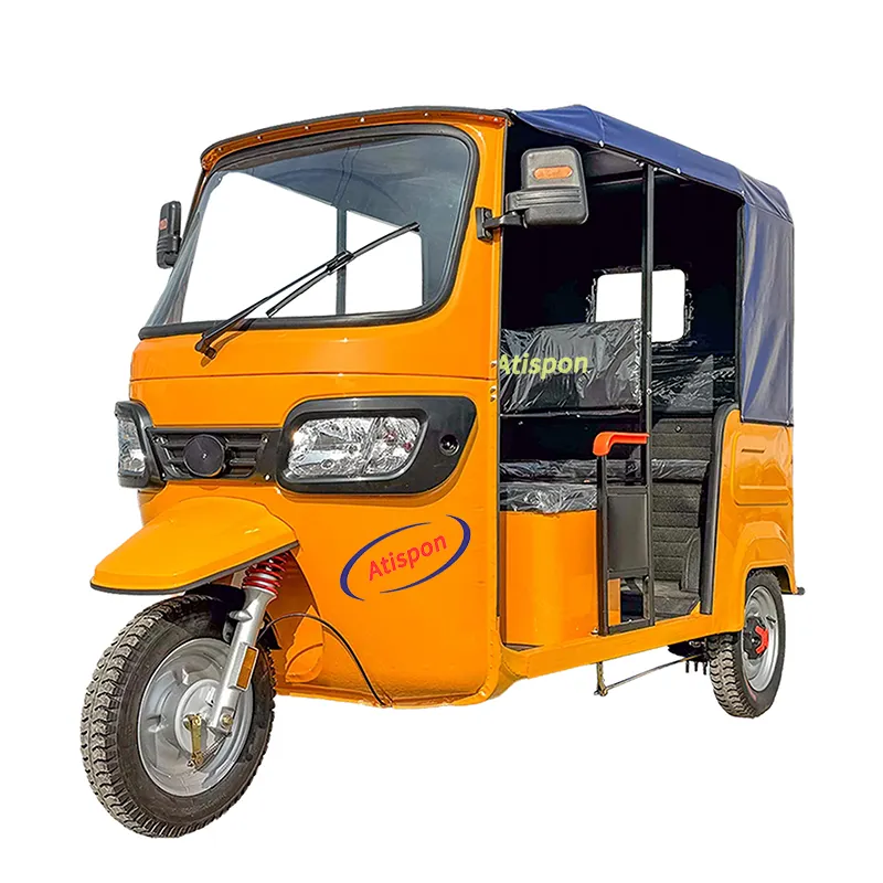 Fabricage Type E-Riksja Tuktuk Bajaj Auto Taxi 8 Passagiers Elektrische Driewieler Scooters Tuk Tuk