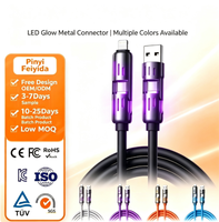Câble de charge multifonction 4 en 1 USB et Type C, cordon flexible en TPE, adaptateur double port, charge rapide, câble de données pour téléphone portable, ordinateur portable