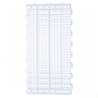 Panneau en maille plastique PP, panneau modulaire en grille pour poulailler, cage à volailles, ventilation, clôture DIY