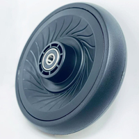Roue à roulement pivotant Nobby B-S1862 de 5 pouces en plastique PU pour poussette avec capacité de charge de 20 kg et dureté de 70-75A