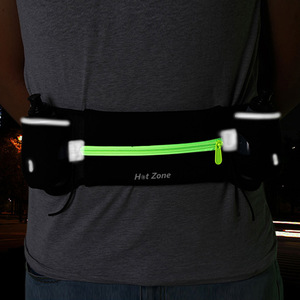 Cinturón Deportivo Impermeable de Neopreno con Porta Botella, Riñonera Ligera Reflectante para Maratón, Deportes y Actividades al Aire Libre - Product Image 4