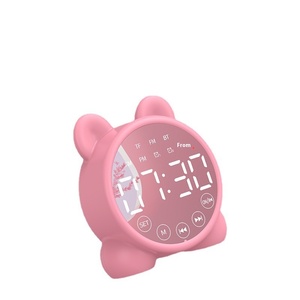 Factory Private Model P1 Multifunctional for <strong>Bluetooth</strong> Alarm <strong>Clock</strong> Mini Card Gift <strong>Speaker</strong> Memory Card Home Stereo <strong>Clock</strong> Mirror - Product Image 5