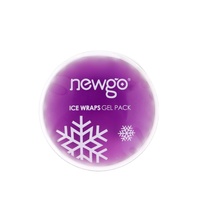 Pack froid et chaud rond réutilisable en gel-Emballage de glace flexible pour la fièvre, les maux de tête, les blessures sportives et le soulagement des douleurs musculaires