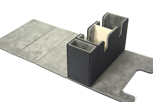 La scatola portaoggetti Premium si adatta a carte TCG per 220 +, forte scatola magnetica in pelle PU con vassoio di dadi - Product Image 4