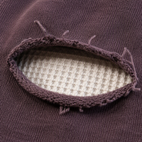 Sweat à capuche zippé RAMAX 480GSM 100% coton, coupe oversize, effet vieilli, blocs de couleur, pour streetwear orné de strass, personnalisable OEM ODM