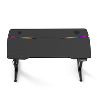 Bureau Ergonomique Intelligent Personnalisé Table D'ordinateur Noir Mécanique Électrique Réglable Pc Bureau De Jeu