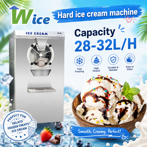 เครื่องทำเจลาโต้ WICE Hard Ice Machine รุ่น B04-N28 ผลิตน้ำแข็งได้ 25-28 ลิตร/ชั่วโมง ระบบทำความเย็นเร็ว เสียงเบา ใช้งานง่าย ระดับมืออาชีพจากอิตาลี - Product Image 1