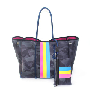 Bolsa de Playa de Neopreno Perforada de Grado Marino, Resistente a la <span class=keywords><strong>Arena</strong></span>, de Secado Rápido, Impermeable, de Gran Capacidad, para Mujer - Product Image 5