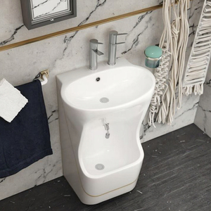 Lavabo Bidet <span class=keywords><strong>bagno</strong></span> musulmano <span class=keywords><strong>moderno</strong></span> Wudu piedi piedistallo Lavabo <span class=keywords><strong>lavandino</strong></span> per uso sanitario domestico - Product Image 6