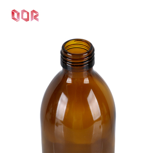 Flacon liquide oral personnalisé en verre brun transparent avec capsule, emballage pharmaceutique pour produits de santé avec bouchon à vis - Product Image 4