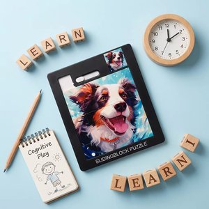 Regalos Promocionales Personalizados con Impresión UV, Mini Rompecabezas Deslizante con Imagen, Juguete de Animales de Dibujos Animados para Niños, Rompecabezas Deslizante Cuadrado de Plástico - Product Image 2